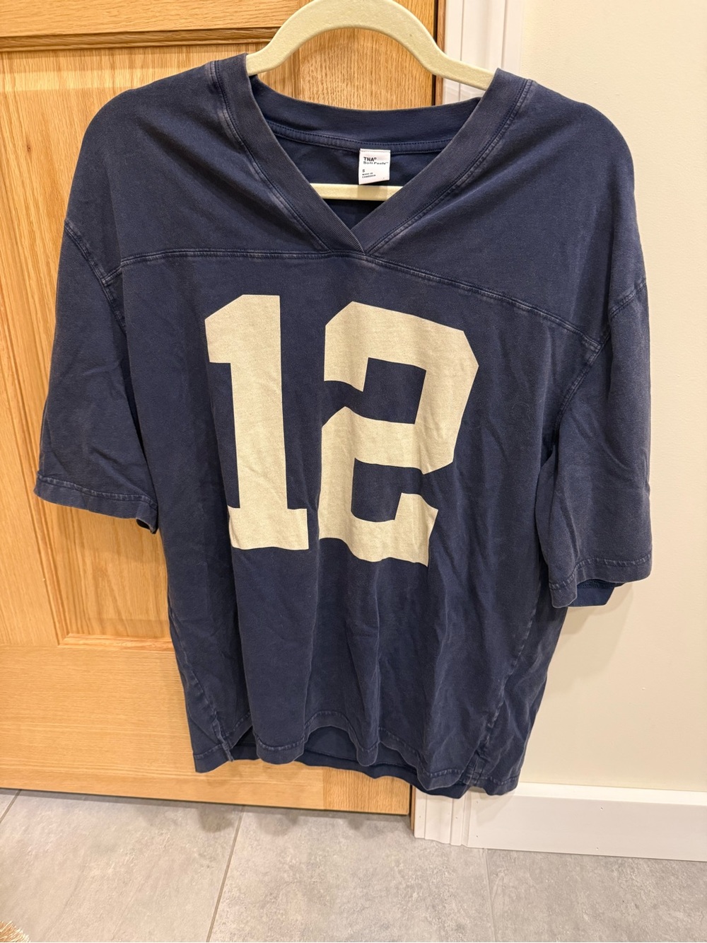 Aritzia TNA Soft Feels Clubhouse Jersey Tee